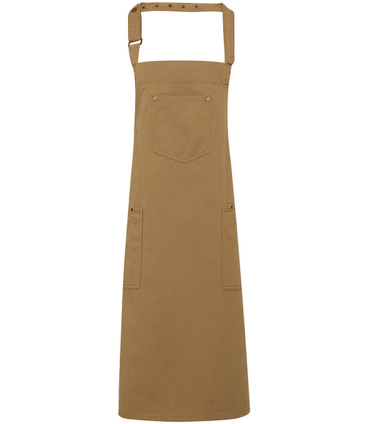Premier Cotton Chino Bib Apron